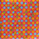 [FUROSHIKI] SQUARE RED | HAND PRINTING