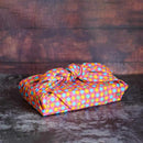 [FUROSHIKI] SQUARE RED | HAND PRINTING