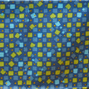 [FUROSHIKI] SQUARE BLUE | HAND PRINTING