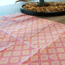 [FUROSHIKI] DIAMOND PINK | HAND PRINTING