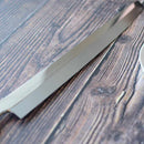 [KITCHEN (CHEF) KNIFE] GO UMA MITSUHIRO YOSHIHIRO SHIRAJI STEEL WATER-GRILLED HONYAKI TIP MARU OCTOPUS KNIFE 330MM MIRROR SURFACE WAVE FLOATING EBONY PATTERN SHEATH SPECIFICATION | SAKAI FORGED BLADES|YAMAWAKI CUTLERY