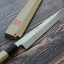 [KITCHEN (CHEF) KNIFE] MOV HONYAKI YANAGI KNIFE (240MM, 270MM, 300MM) MIRROR FINISH | SAKAI FORGED BLADES|YAMAWAKI CUTLERY