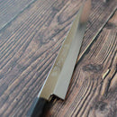 [KITCHEN (CHEF) KNIFE] MOV HONYAKI YANAGI KNIFE (240MM, 270MM, 300MM) MIRROR FINISH | SAKAI FORGED BLADES|YAMAWAKI CUTLERY