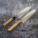 [KITCHEN (CHEF) KNIFE] 65MM MO.V SUMI-NAGASHI WITH WALNUT HANDLE | SAKAI FORGED BLADES | YOSHIHIRO