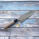 [KITCHEN (CHEF) KNIFE] 65MM MO.V SUMI-NAGASHI WITH WALNUT HANDLE | SAKAI FORGED BLADES | YOSHIHIRO