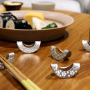 [CHOPSTICK REST (HOLDER)] RIN - 5 PIECES | TAKAOKA BRONZE CASTING | NOUSAKU