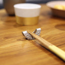 [CHOPSTICK REST (HOLDER)] RIN - 5 PIECES | TAKAOKA BRONZE CASTING | NOUSAKU