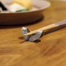 [CHOPSTICK REST (HOLDER)] RIN - 5 PIECES | TAKAOKA BRONZE CASTING | NOUSAKU