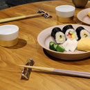 [CUTLERY REST] FOLDED CRANE - 5 PIECES | TAKAOKA BRONZE CASTING | NOUSAKU