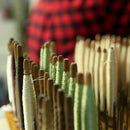 [TIE] CHI GENBU BLACK A | HAKATA TEXTILES| OKANO