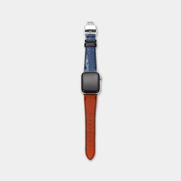 [APPLE WATCH BAND] CHAMELEON BAND FOR APPLE WATCH 41 (40,38) MM (TOP AND BOTTOM SET) 3 | KYOTO YUZEN DYEING
