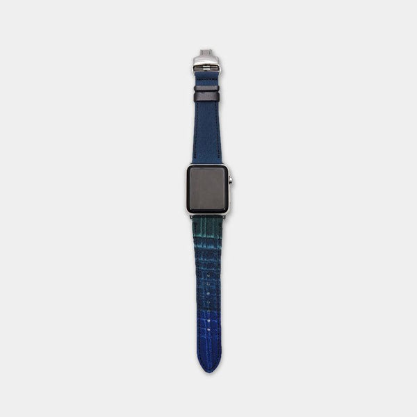 [Apple Watch Band] Apple Watch 45（44,42）毫米（頂部和底部）2 |京都Yuzen染色