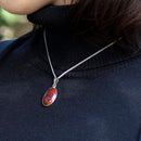 [ACCESSORY] OVAL PENDANT SUKE (6 COLORS) | OWARI CLOISONNE