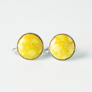 [ACCESSORY] ROUND EARRINGS 15mm SUKE (6 COLORS) | OWARI CLOISONNE