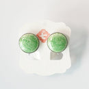 [ACCESSORY] ROUND EARRINGS 15mm SUKE (6 COLORS) | OWARI CLOISONNE