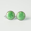 [ACCESSORY] ROUND EARRINGS 15mm SUKE (6 COLORS) | OWARI CLOISONNE