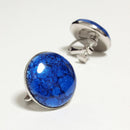 [ACCESSORY] ROUND EARRINGS 20mm SUKE (6 COLORS) | OWARI CLOISONNE