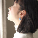 [ACCESSORY] DROP EARRINGS SUKE (6 COLORS) | OWARI CLOISONNE