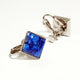 [ACCESSORY] SQUARE EARRINGS SUKE (6 COLORS) | OWARI CLOISONNE