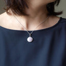 [ACCESSORY] ROUND PENDANT HAKU (6 COLORS) | OWARI CLOISONNE