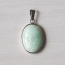 [ACCESSORY] OVAL PENDANT HAKU (6 COLORS) | OWARI CLOISONNE