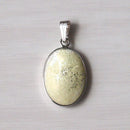 [ACCESSORY] OVAL PENDANT HAKU (6 COLORS) | OWARI CLOISONNE