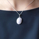 [ACCESSORY] OVAL PENDANT HAKU (6 COLORS) | OWARI CLOISONNE