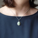 [ACCESSORY] OVAL PENDANT HAKU (6 COLORS) | OWARI CLOISONNE