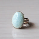 [ACCESSORY] OVAL RING HAKU (6 COLORS) | OWARI CLOISONNE