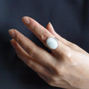 [ACCESSORY] OVAL RING HAKU (6 COLORS) | OWARI CLOISONNE