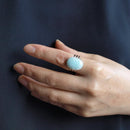 [ACCESSORY] OVAL RING HAKU (6 COLORS) | OWARI CLOISONNE