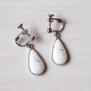 [ACCESSORY] DROP EARRINGS HAKU (6 COLORS) | OWARI CLOISONNE