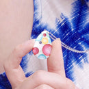 [ACCESSORY] PENDANT COLORFUL POLKA DOTS DROP | OWARI CLOISONNE