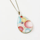[ACCESSORY] PENDANT COLORFUL POLKA DOTS DROP | OWARI CLOISONNE