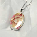 [ACCESSORY] PENDANT ROSE (RED) | OWARI CLOISONNE