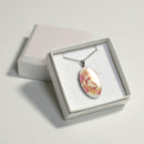 [ACCESSORY] PENDANT ROSE (RED) | OWARI CLOISONNE