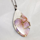 [ACCESSORY] PENDANT HYDRANGEA (PURPLE) | OWARI CLOISONNE