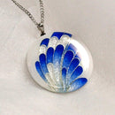 [ACCESSORY] PENDANT SWALLOWTAIL BUTTERFLY (NAVY) | OWARI CLOISONNE