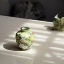 [VASE] WIRED VASE 3 BALL-SHAPED CHRYSANTHEMUM (YELLOW) | OWARI CLOISONNE
