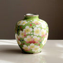[VASE] WIRED VASE 3 BALL-SHAPED CHRYSANTHEMUM (YELLOW) | OWARI CLOISONNE