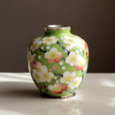 [VASE] WIRED VASE 3 BALL-SHAPED CHRYSANTHEMUM (YELLOW) | OWARI CLOISONNE