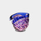 [SAKE BOTTLE] DOUBLE-COVERED KATAKUCHI (GOLD RED-LAPIS LAZULI) IN A PAULOWNIA BOX | SATUMA VIDRO | SATSUMA CUT GLASS