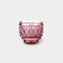 [GLASS] OCHOKO (GOLD RED) IN A PAULOWNIA BOX | SATUMA VIDRO | SATSUMA CUT GLASS