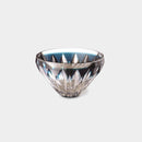 [SAKE CUP] MT. FUJI CUP (INDIGO) AOFUJI PAULOWNIA BOX | SATUMA VIDRO | SATSUMA CUT GLASS
