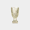 [SAKE CUP] OLD-FASHIONED CUP WITH LEGS (MIDDLE) IN A PAULOWNIA BOX | SATUMA VIDRO | SATSUMA CUT GLASS