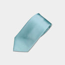 [TIE] CELADON GREEN MIYAVI 33 MOMME SILK SATIN | GUNNAI TEXTILES| FUJI SAKURA