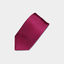 [TIE] PURPLE RED MIYAVI 33 MOMME SILK SATIN | GUNNAI TEXTILES| FUJI SAKURA