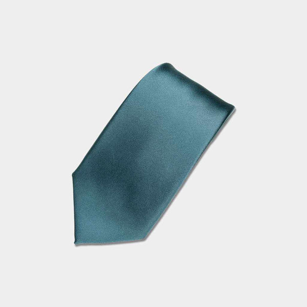 [領帶]領帶輕灰色綠色宮維 33 媽媽絲綢缎子|岡奈紡織