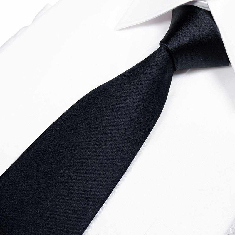 [領帶]領帶黑宮維 33 媽媽絲綢缎子|岡奈紡織