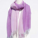 [SCARF] STALL KASANE RED MAUVE (PINK × PURPLE) | GUNNAI TEXTILES| FUJI SAKURA